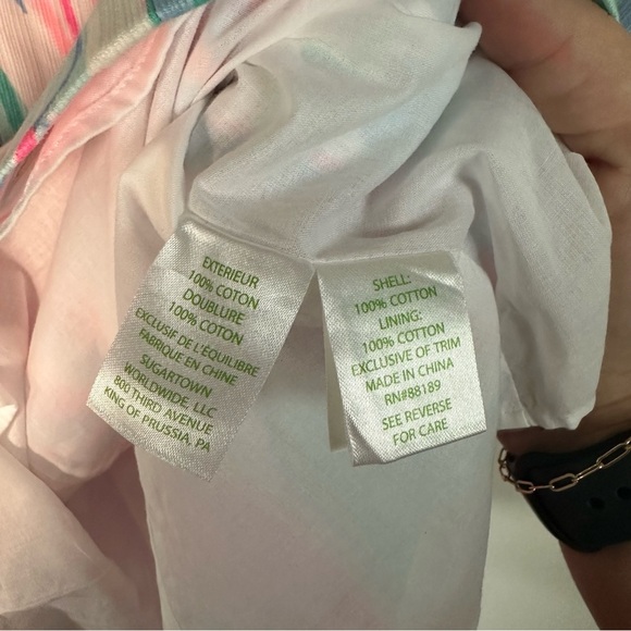 Lilly Pulitzer Lynn Shift Dress. Size 2. “Out to “Sea Pattern. - Picture 4 of 5